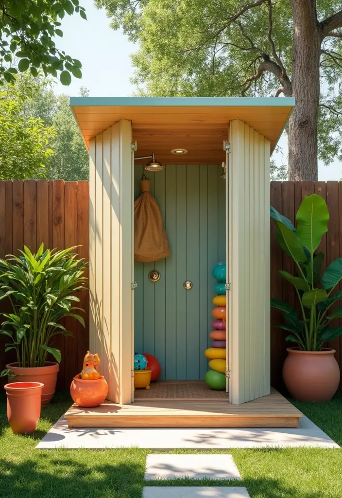 family friendly outdoor shower beach house