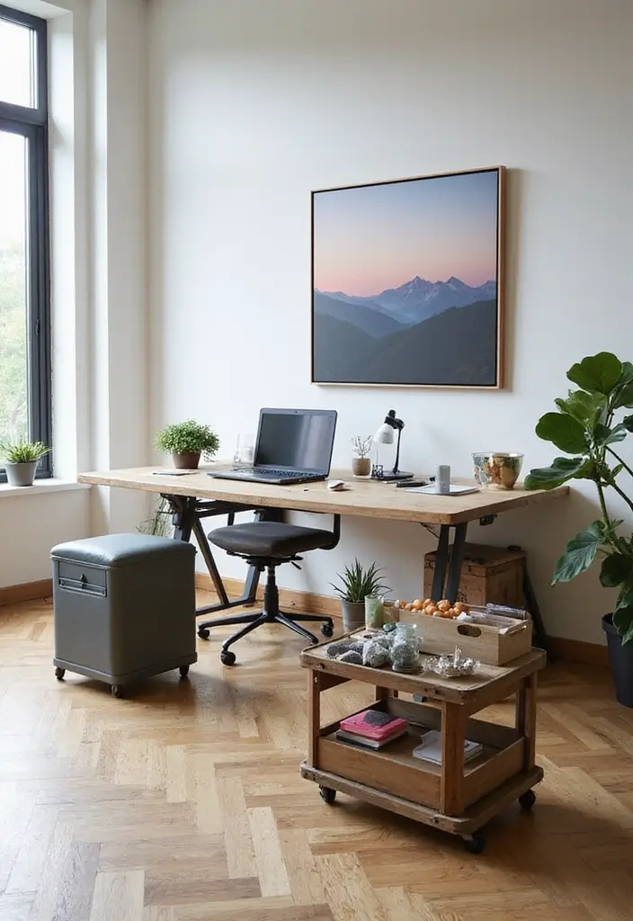 flexible furniture dual home office desk