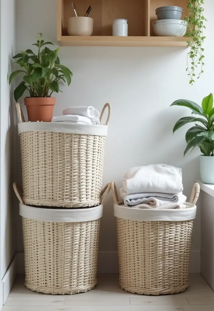 foldable laundry baskets small spaces