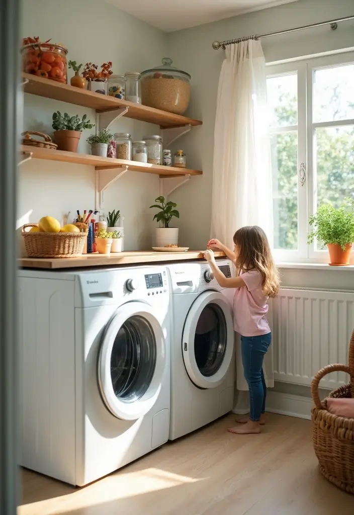 fun kid friendly laundry room ideas
