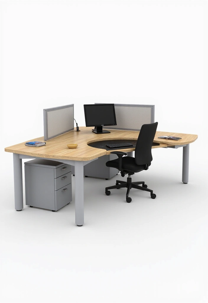 functional flexible corner desk workspace