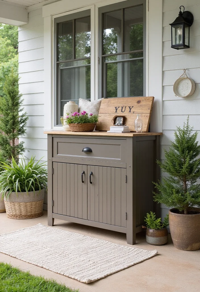 functional storage stylish porch organization