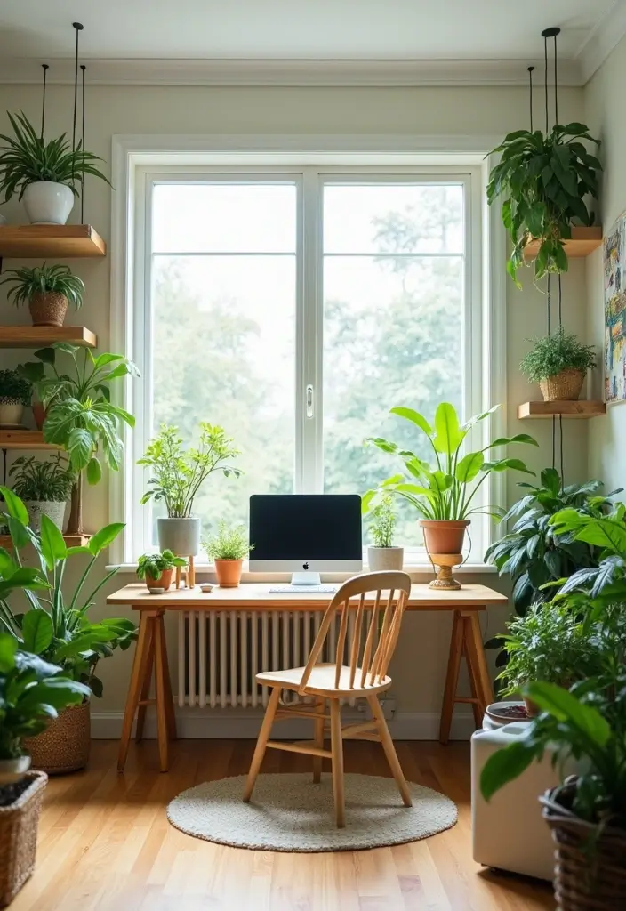 home office plants for fresh look