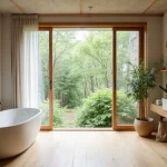 how to choose japandi bathroom colors