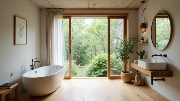 how to choose japandi bathroom colors