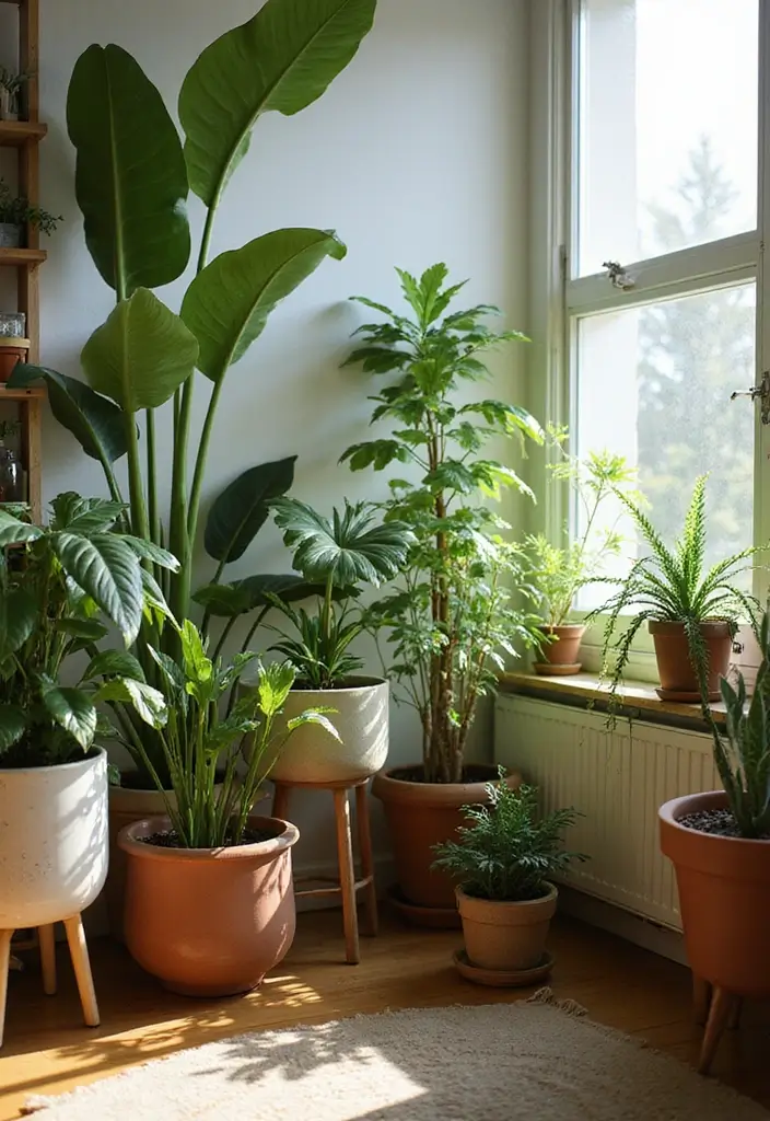 indoor plants budget apartment decor