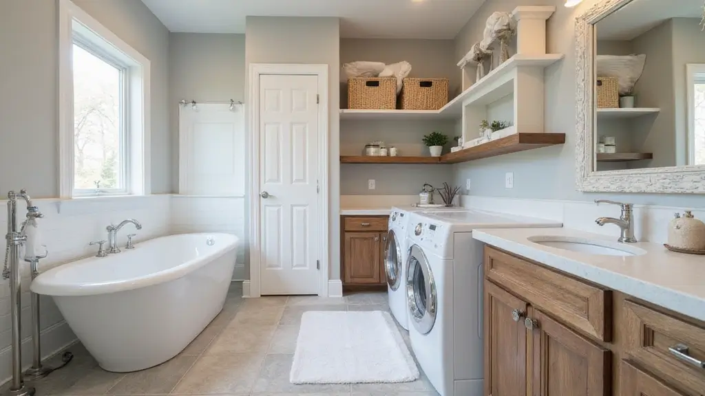 innovative bathroom laundry combo efficiency ideas