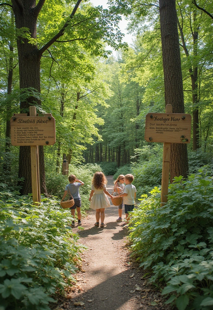 kids nature scavenger hunt backyard outdoor exploration
