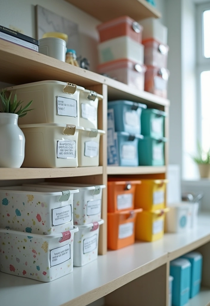 labeling system for office organization