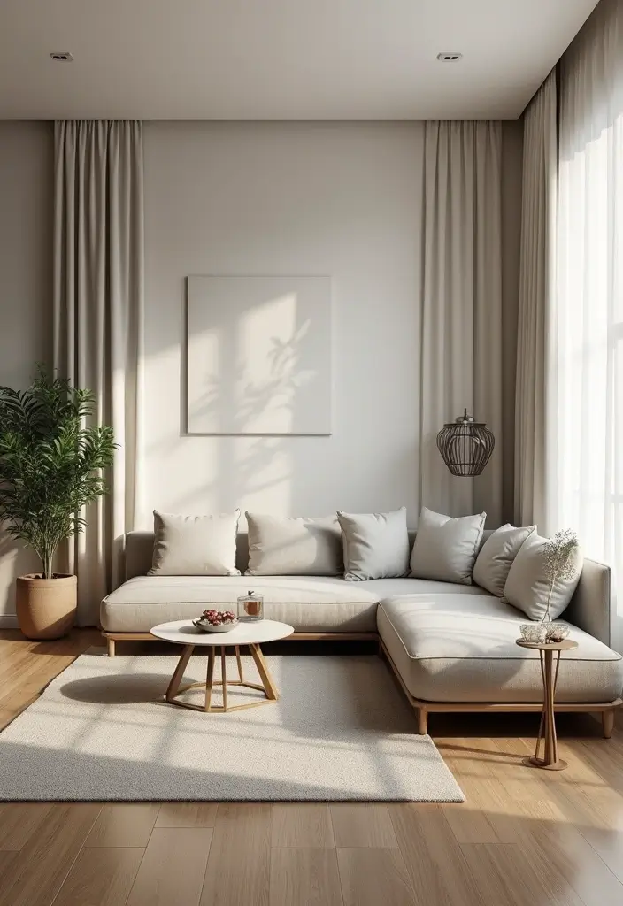 low furniture for small apartment