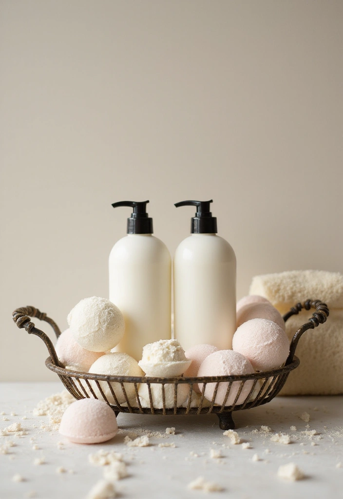 luxurious bathing essentials spa bathroom