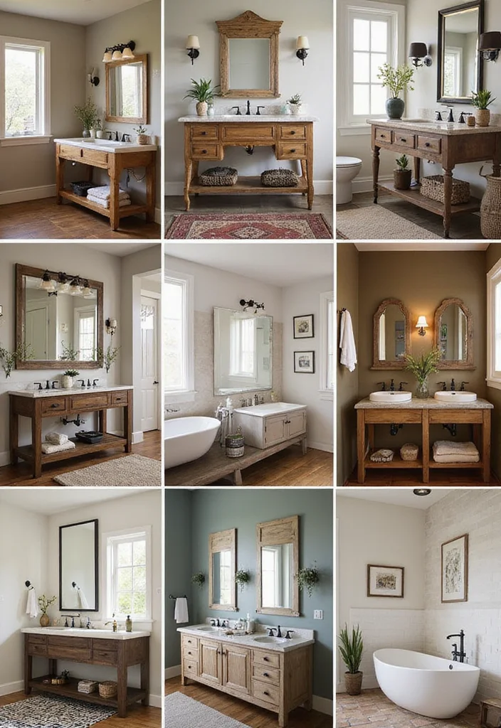 modern double sink bathroom decor inspiration