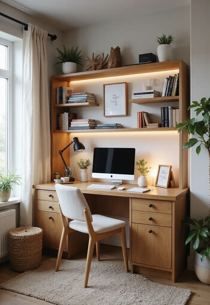 multifunctional luxury corner desk space