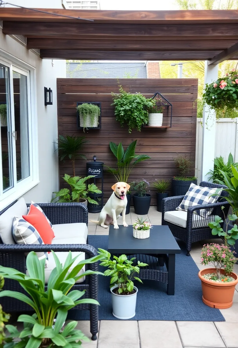 pet friendly outdoor terrace design