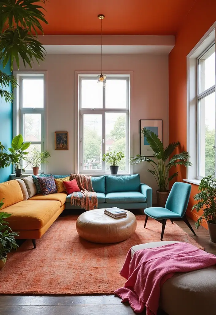 playful color palettes luxury small loft