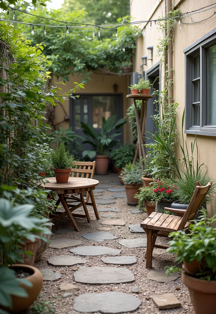 recycled garden decor made from bottles