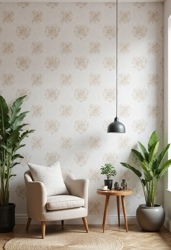 removable wallpaper small apartment budget idea