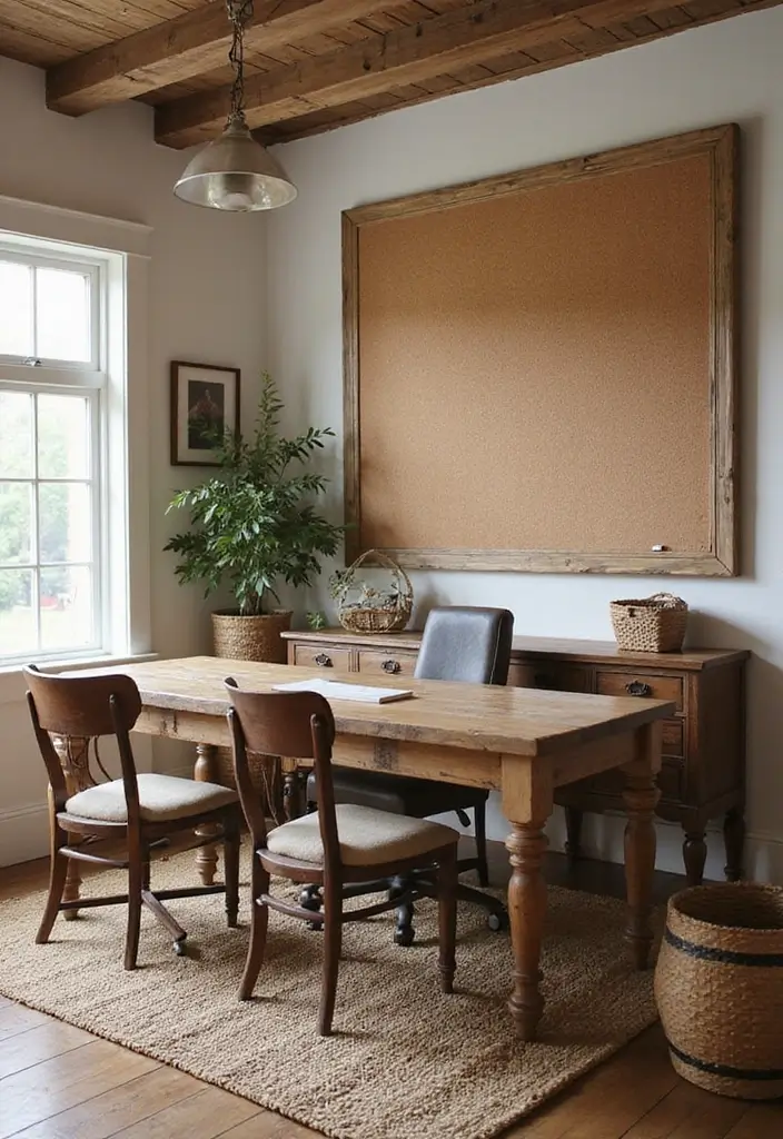 rustic dual home office desk style