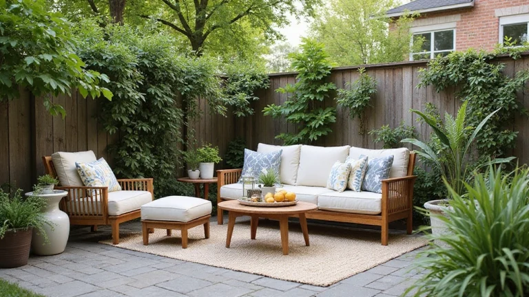 small outdoor patio decor ideas on budget