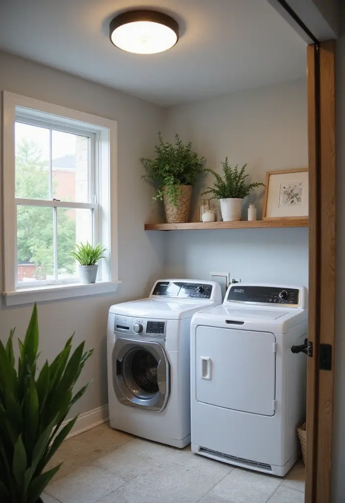 smart lighting laundry room ideas