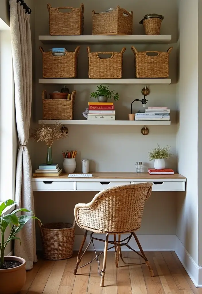 stylish storage baskets home office