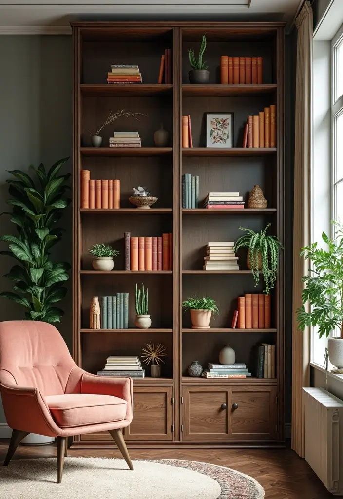 tall bookcases vertical apartment storage