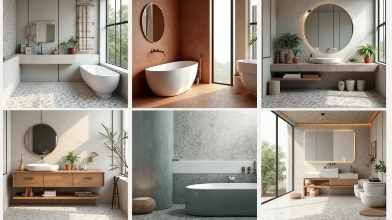 terrazzo bathroom designs modern inspiration