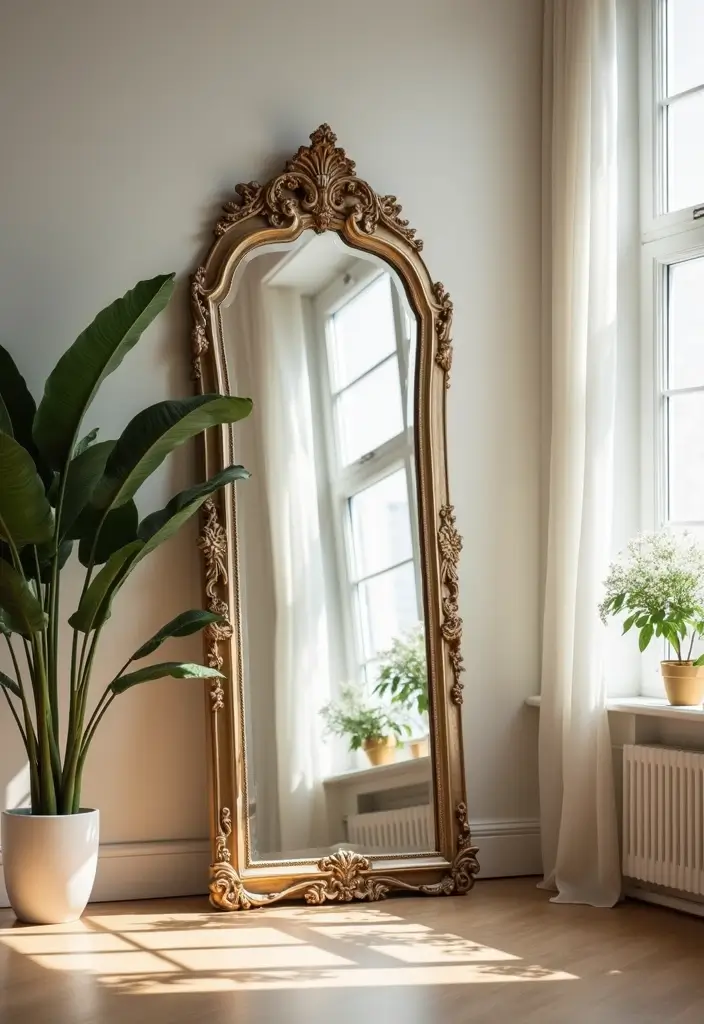 use mirrors to expand small spaces