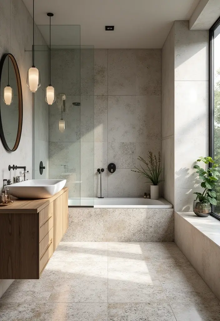 versatile terrazzo bathroom design ideas