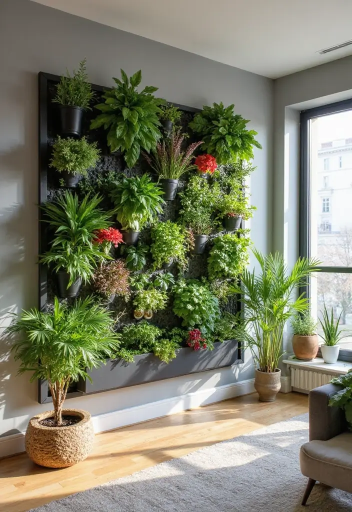 vertical garden ideas small apartment