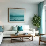 affordable coastal apartment decor ideas