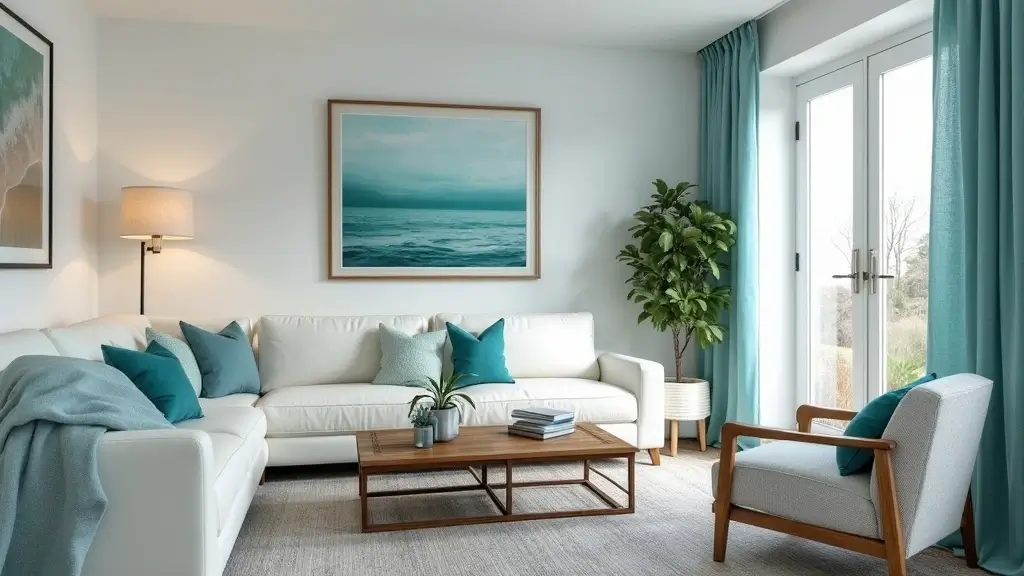 affordable coastal apartment decor ideas