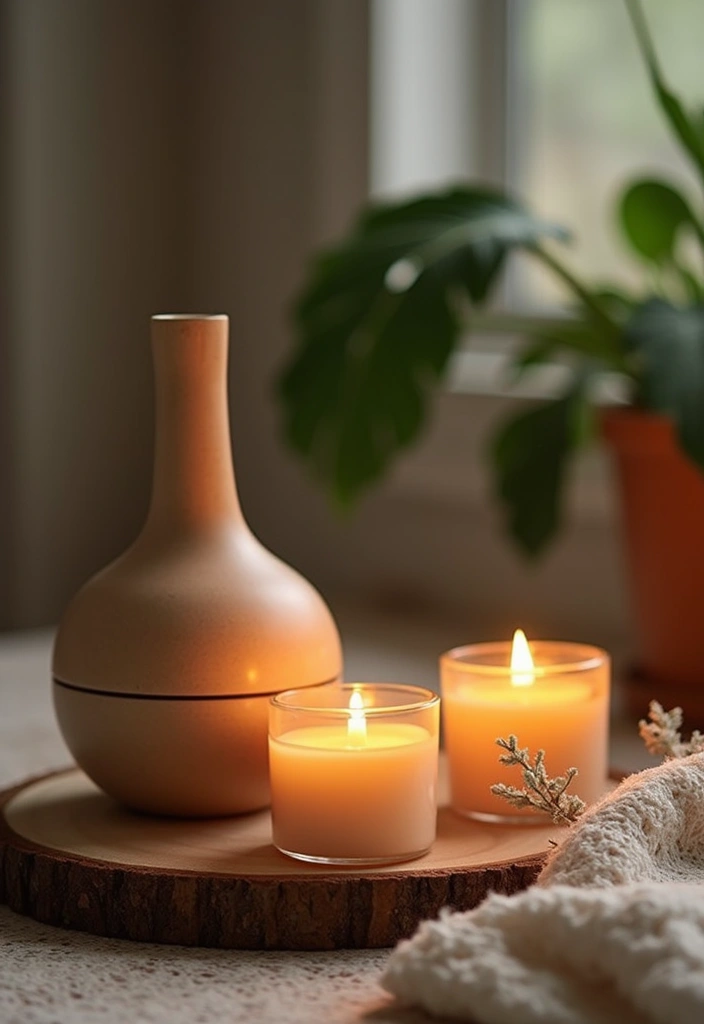 aromatic elements boho home office