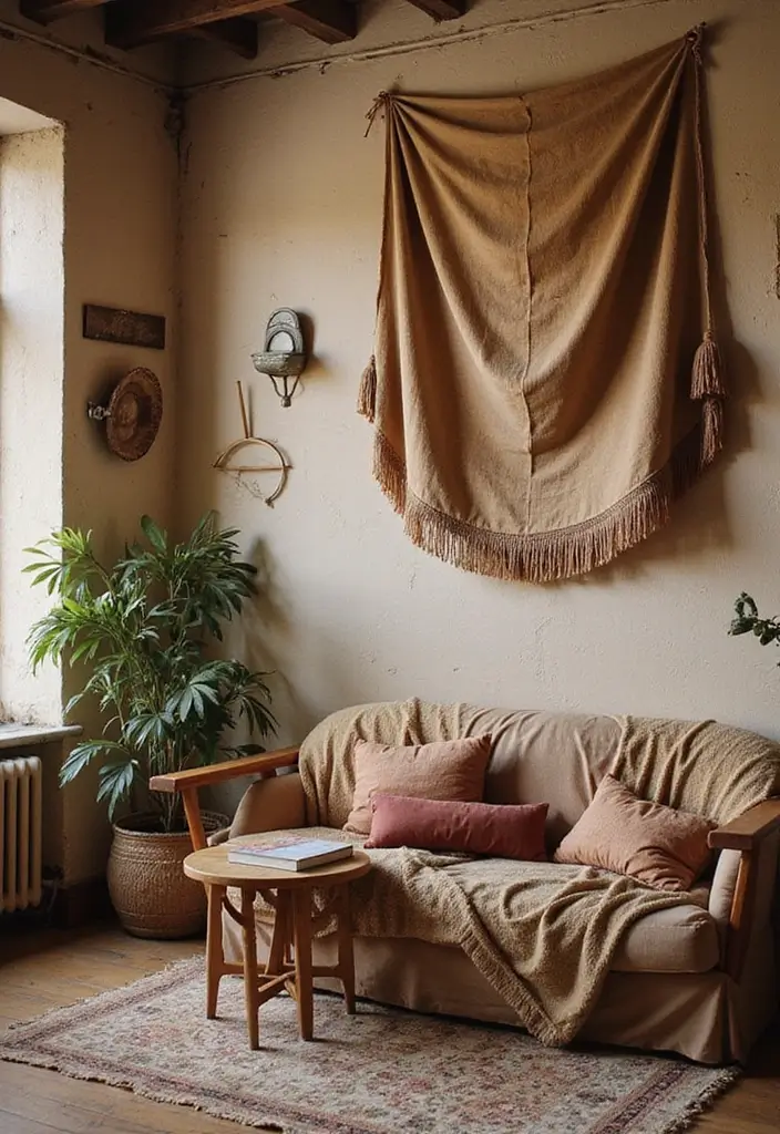 character infused vintage apartment walls