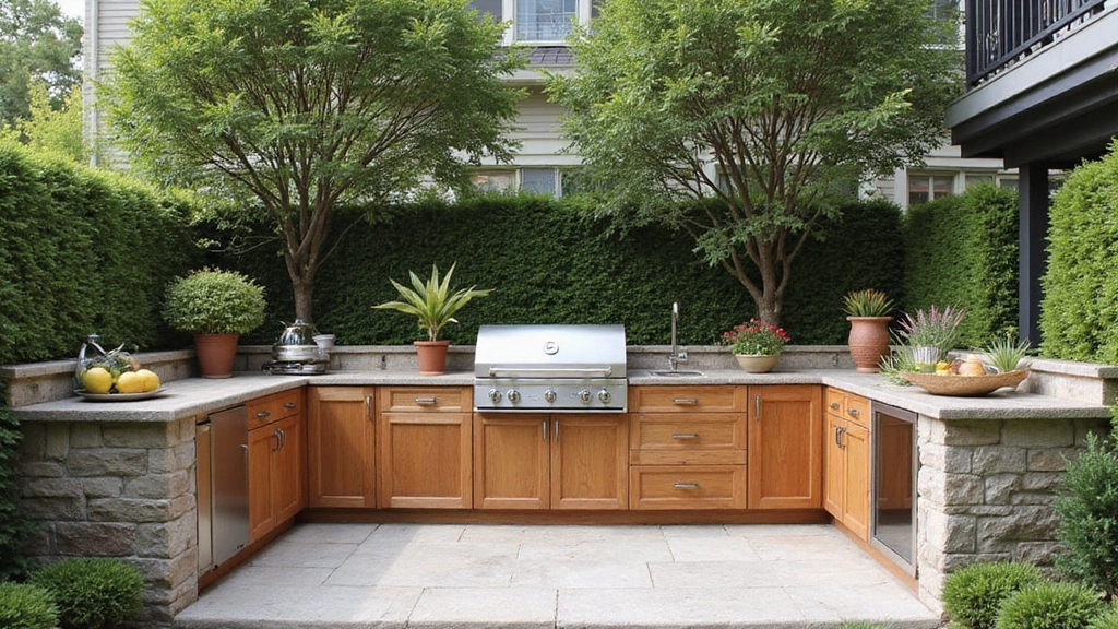 cheap outdoor kitchen storage ideas