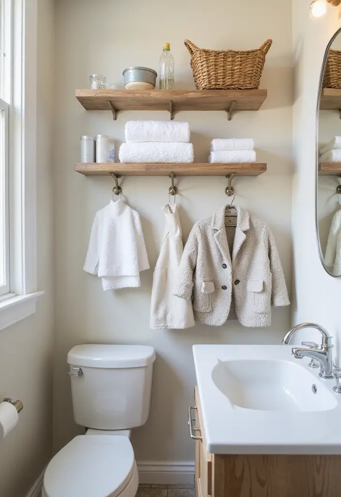 clever hooks and rack storage ideas