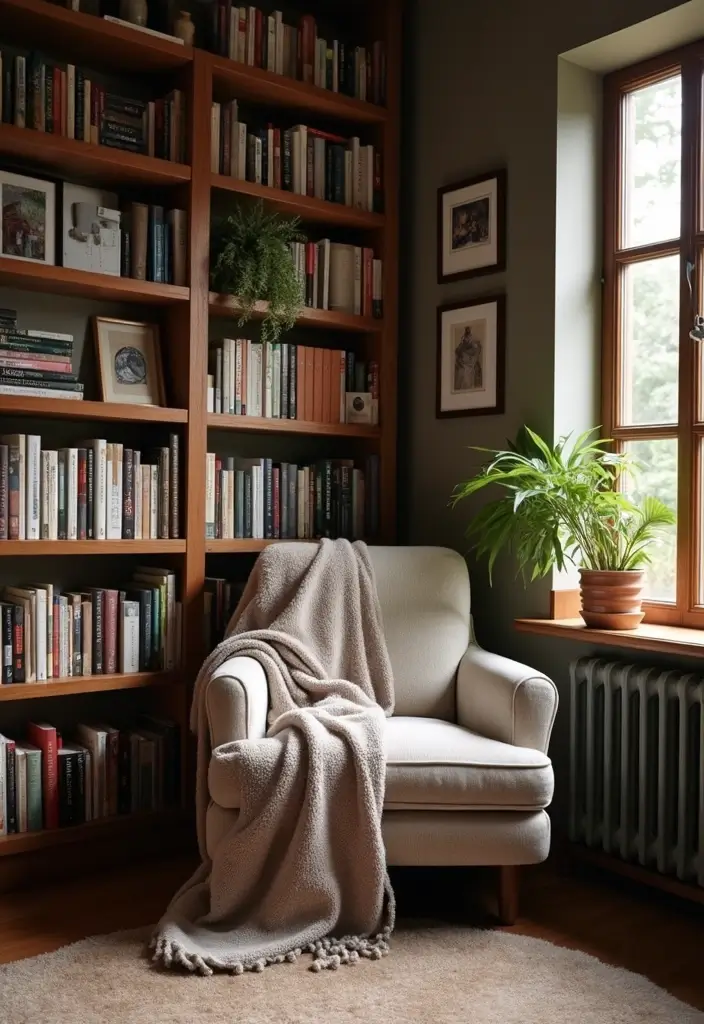 cozy reading nook romantic apartment corner