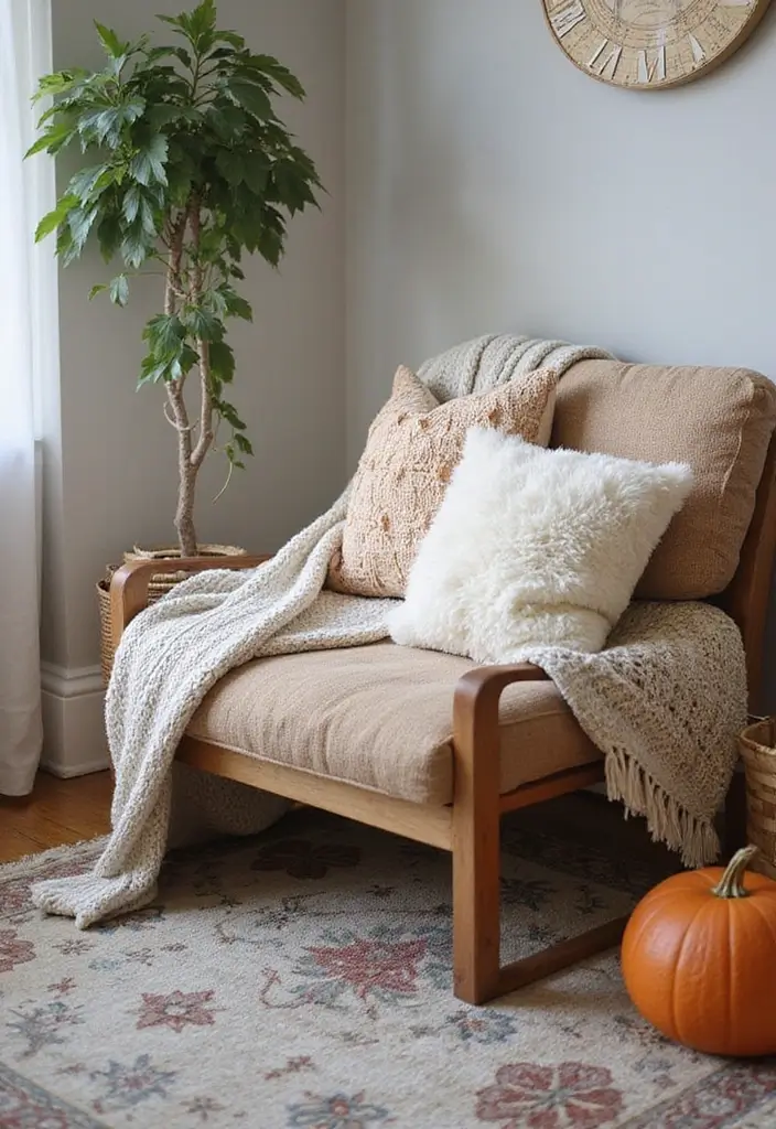 cozy textiles for college apartment decor