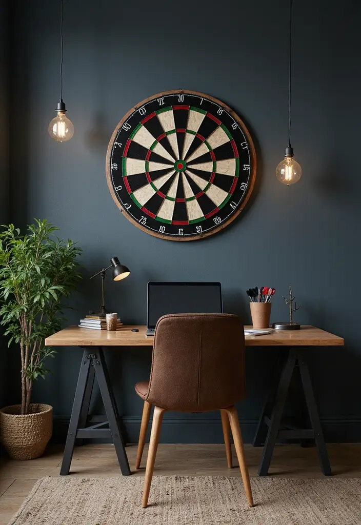 dart board decor fun office accent