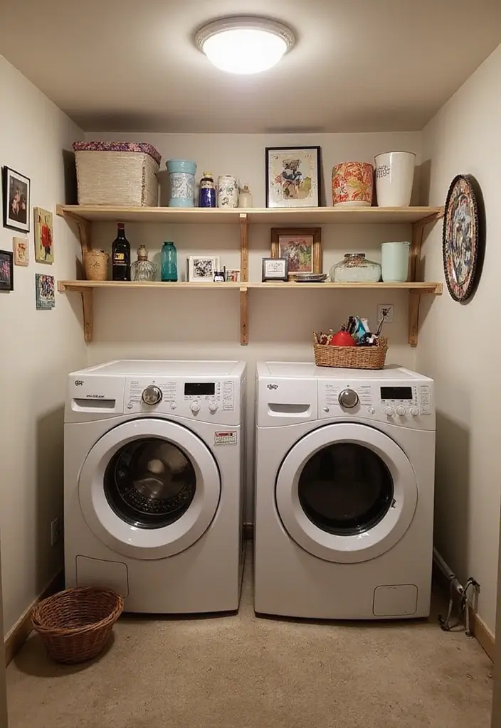 decor ideas basement laundry room