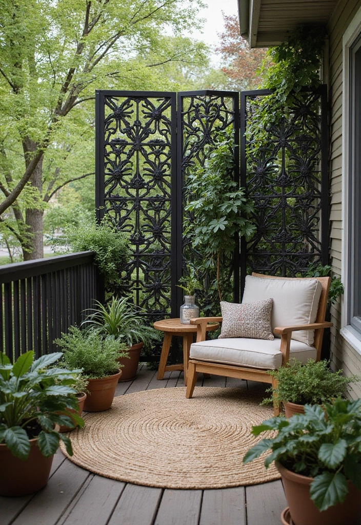 decorative screens stylish balcony privacy