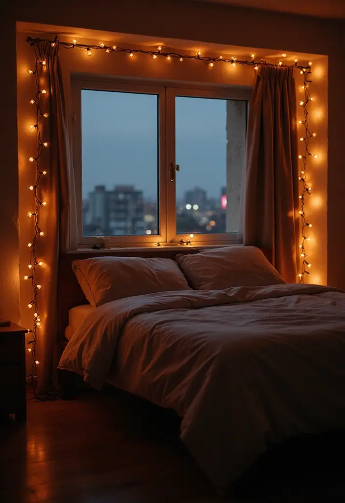 dreamy fairy lights for romantic ambiance
