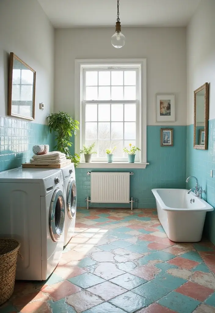 durable waterproof laundry room flooring ideas