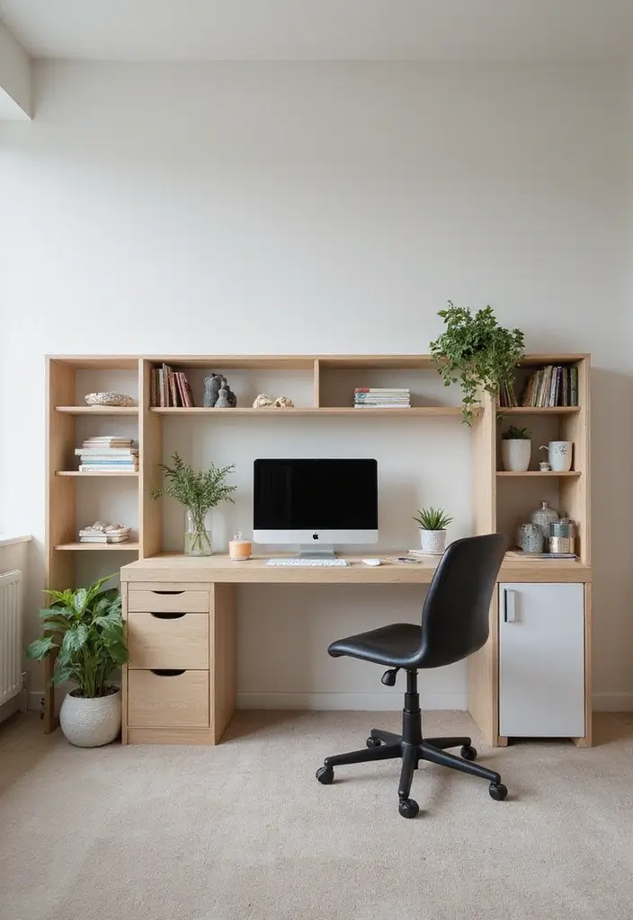 flexible functional modern home office workspace