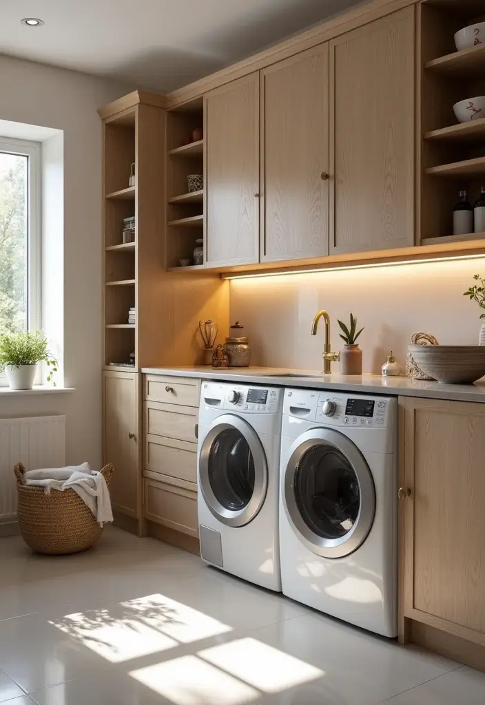 fold out functional laundry furniture