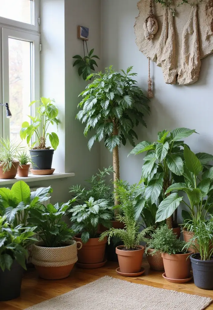 greenery natural elements farmhouse decor vibes