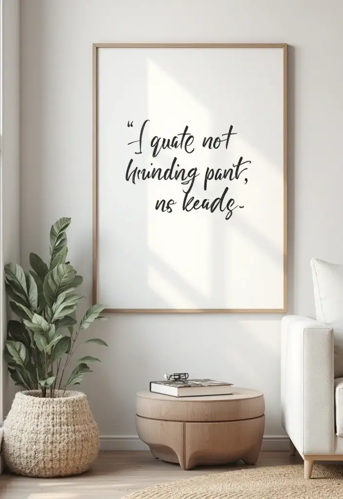 inspirational quotes minimalist wall decor
