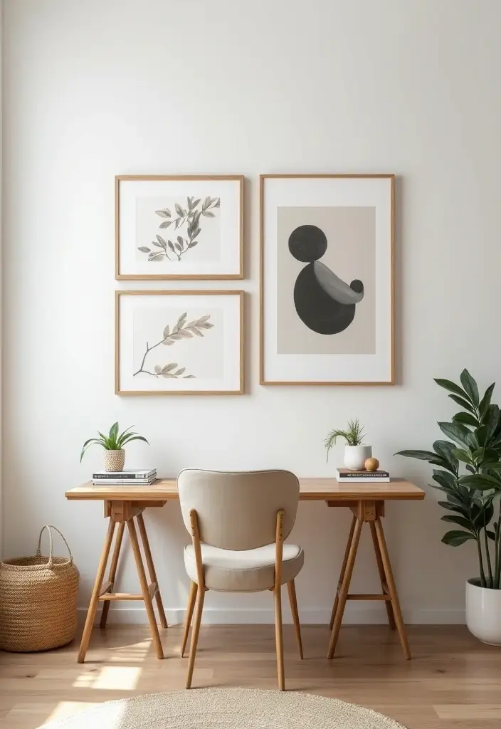 japandi purposeful minimalist wall art
