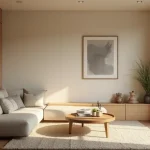 japandi small apartment feels spacious