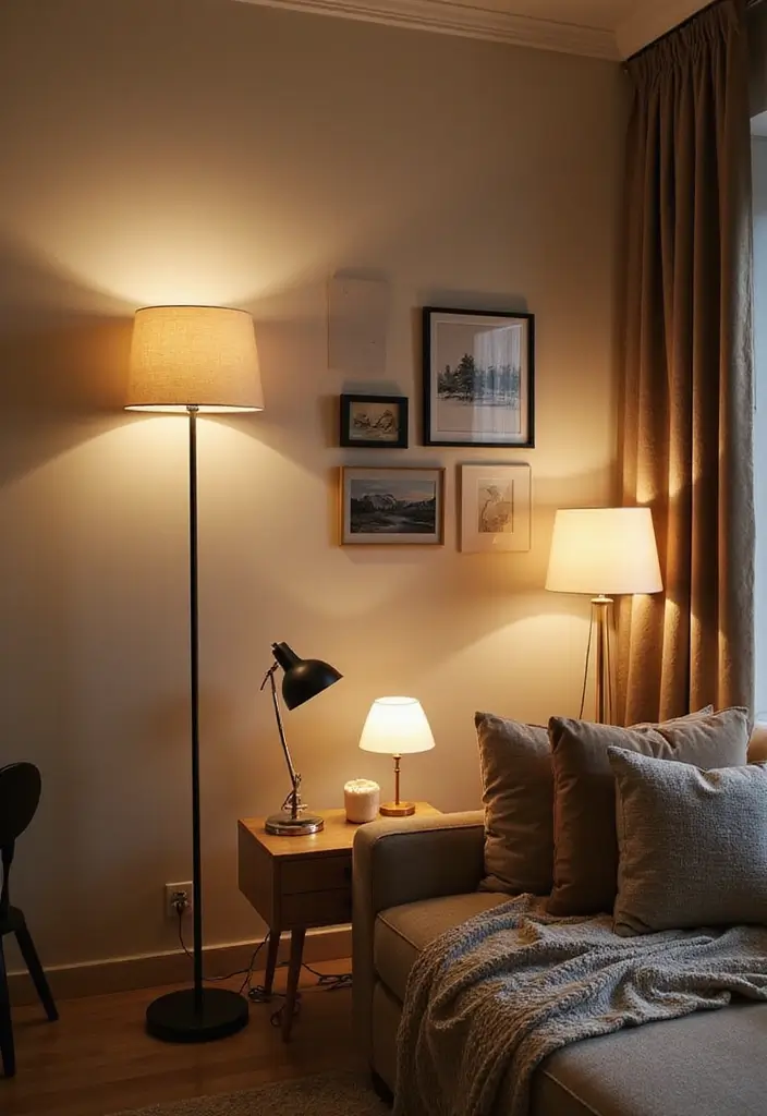layered lighting warm cozy atmosphere